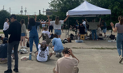 A missions outreach in Dallas